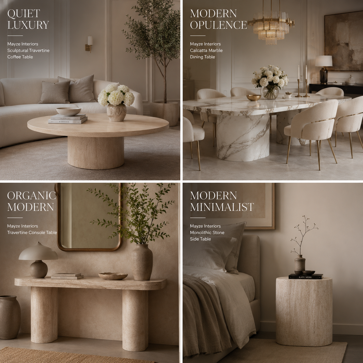 Guide to Four Contrasting Luxury Aesthetics