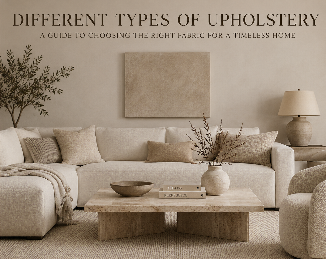 Different Types of Upholstery: Choosing the Right Fabric for a Timeless Home