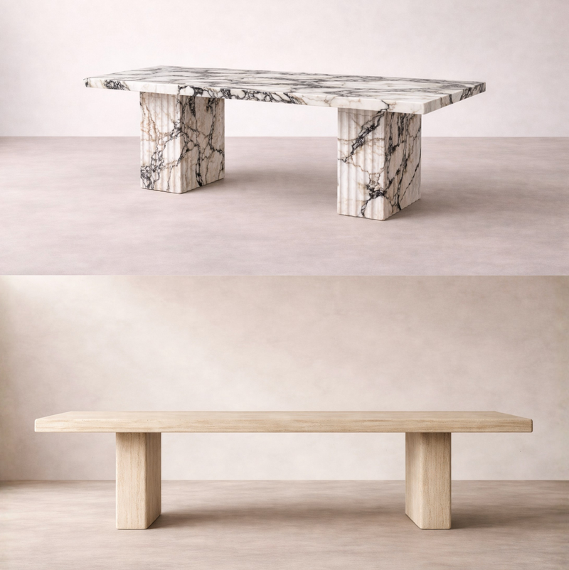 Travertine vs. Marble