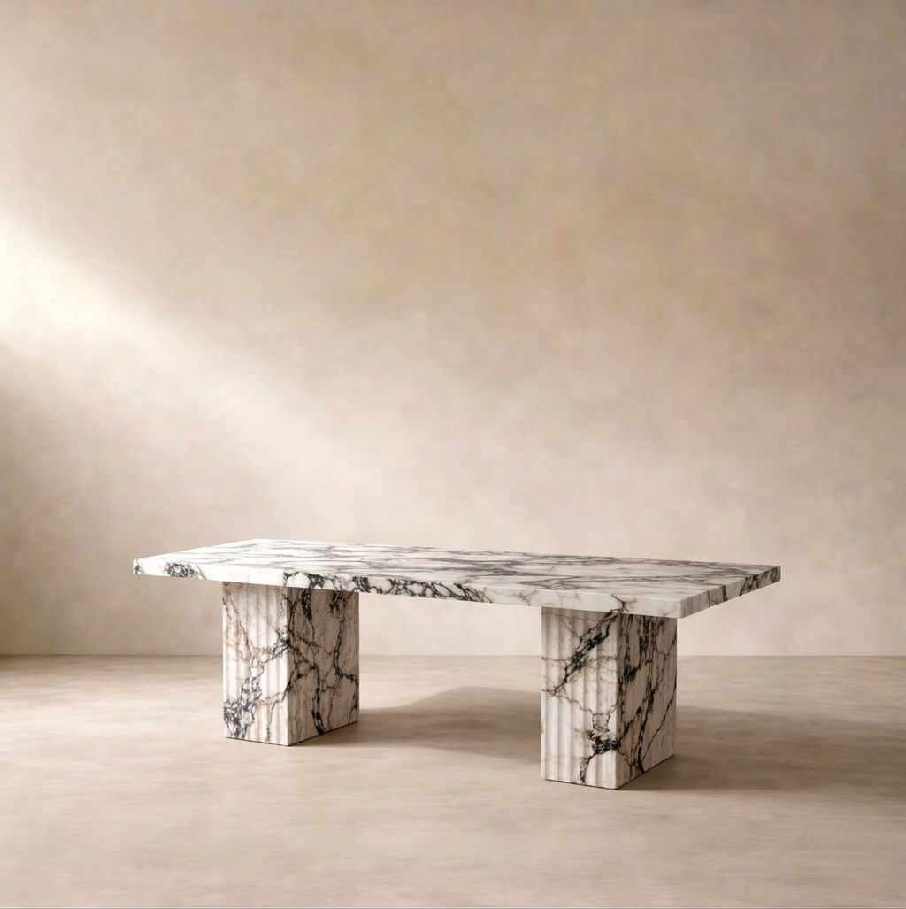Eros - Calacatta Marble Dining Table
