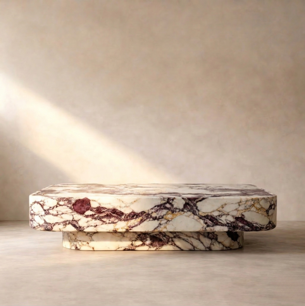The Ceyx – Calacatta Viola Coffee Table