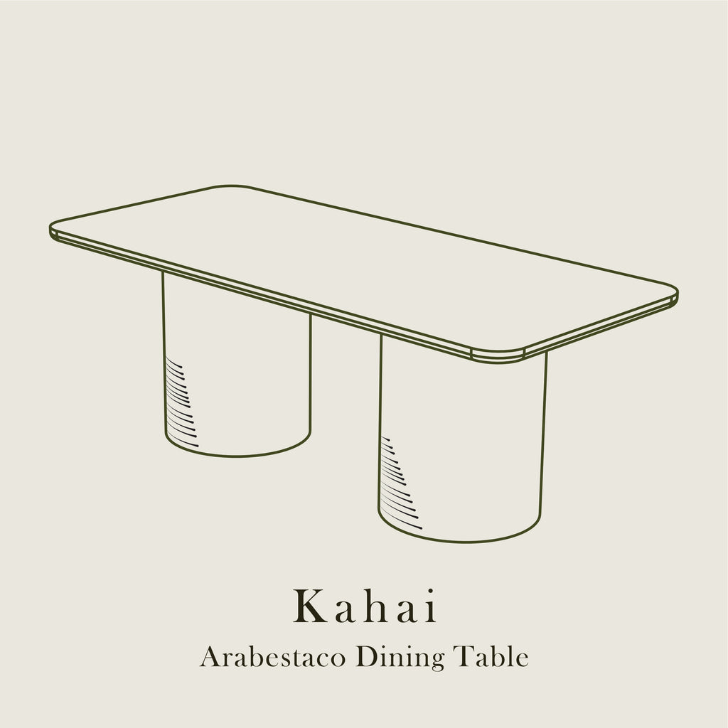 Kahai – Arabescato Dining Table