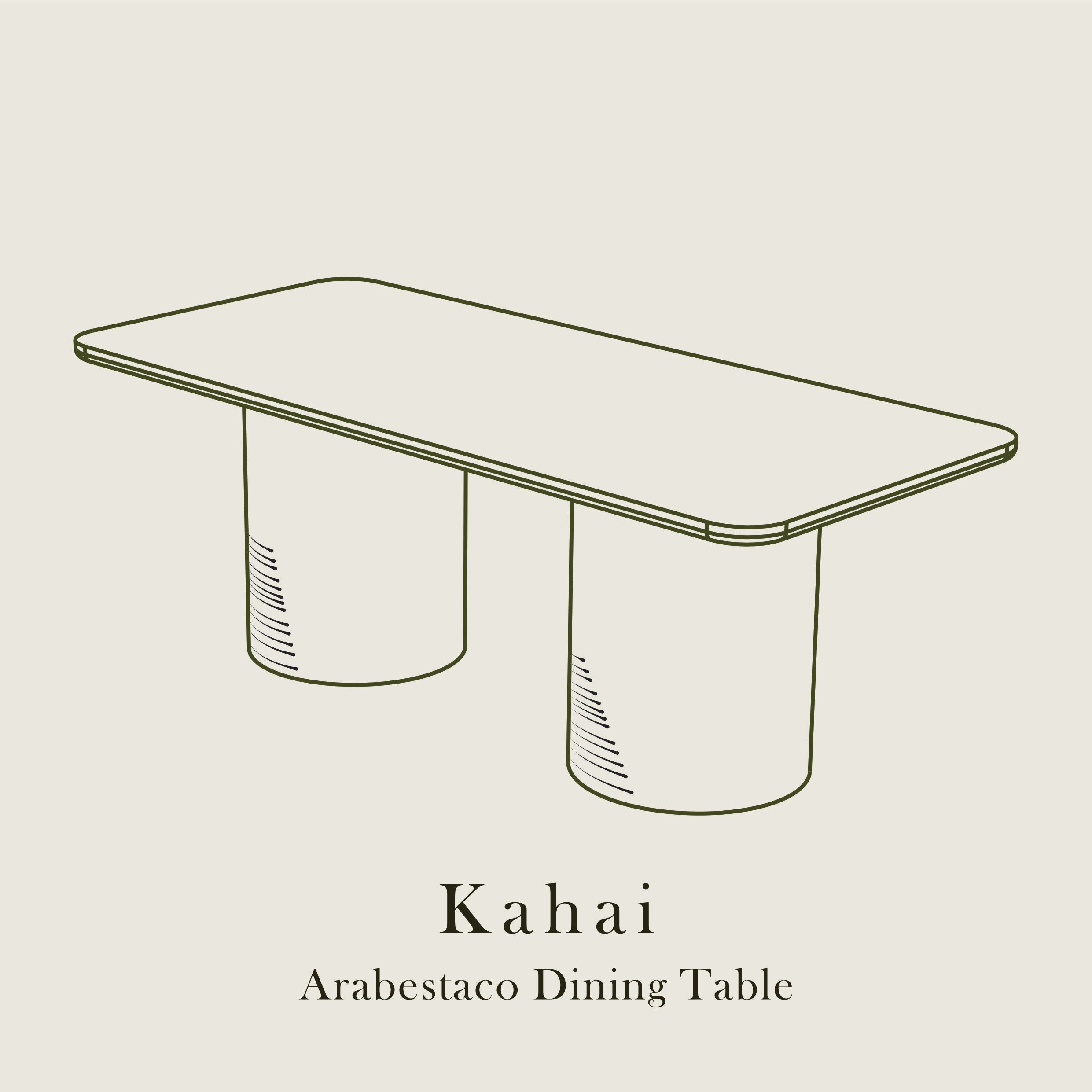 Kahai – Arabescato Dining Table