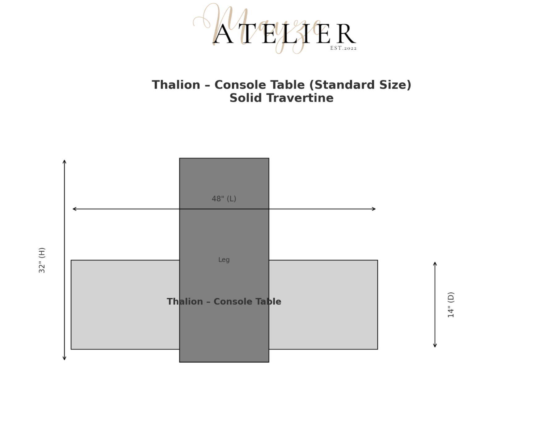Thalion — Calacatta Viola Marble Console Table
