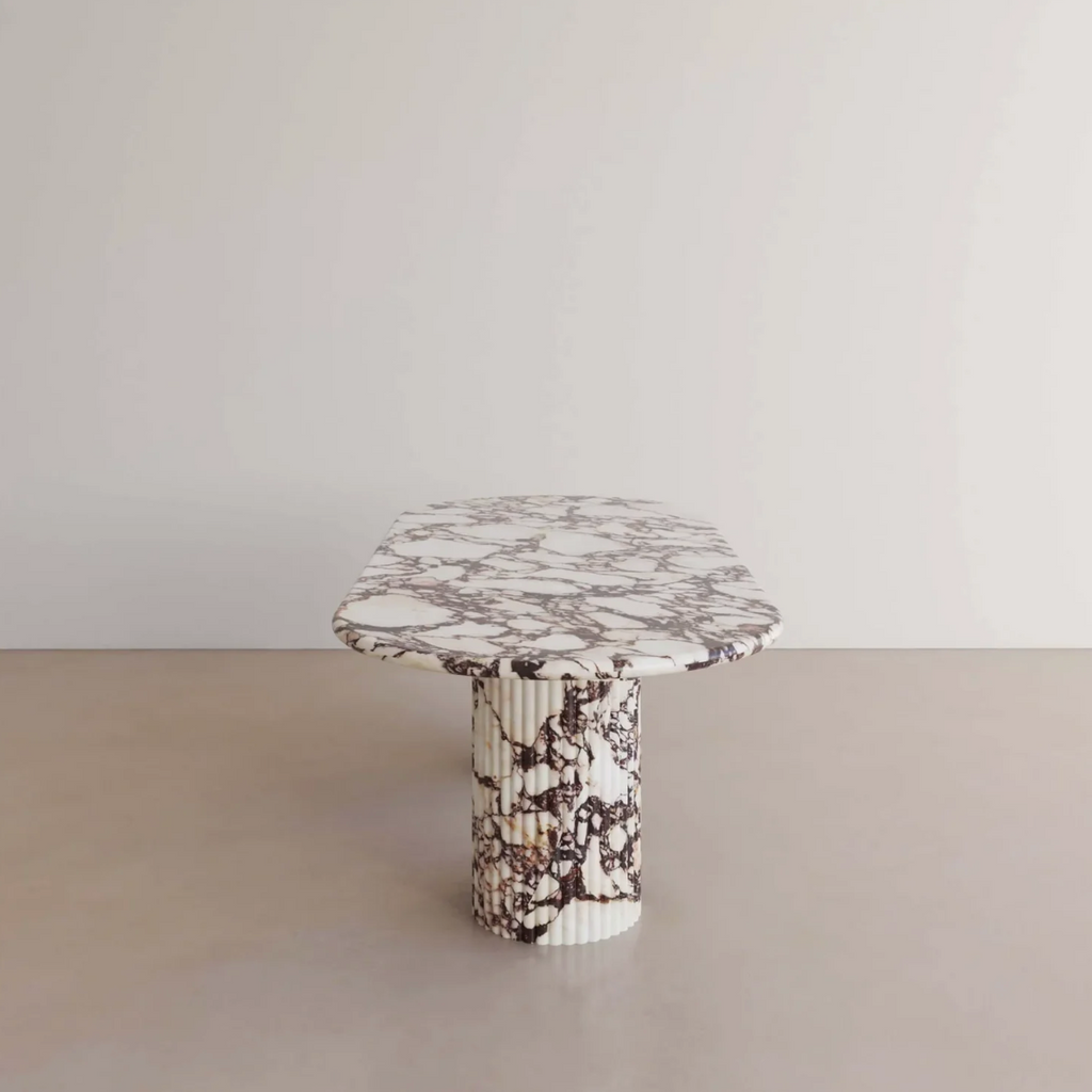 Nola - Calacatta Viola Marble Dining Table