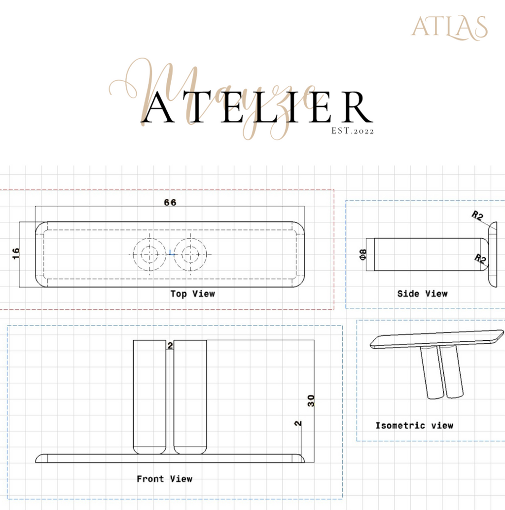 Atlas — Calacatta Marble Console Table