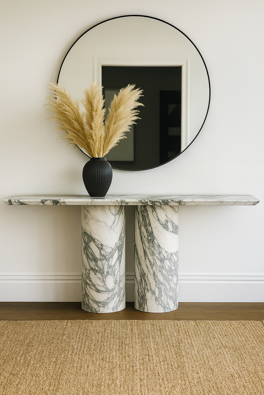 Atlas — Calacatta Marble Console Table