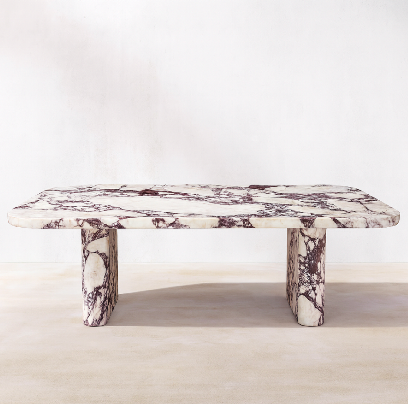 Veyra — Calacatta Viola Marble Dining Table