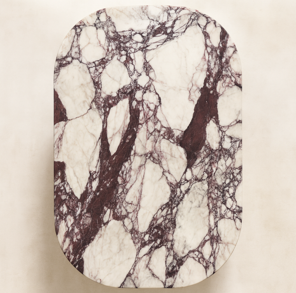 Veyra — Calacatta Viola Marble Dining Table