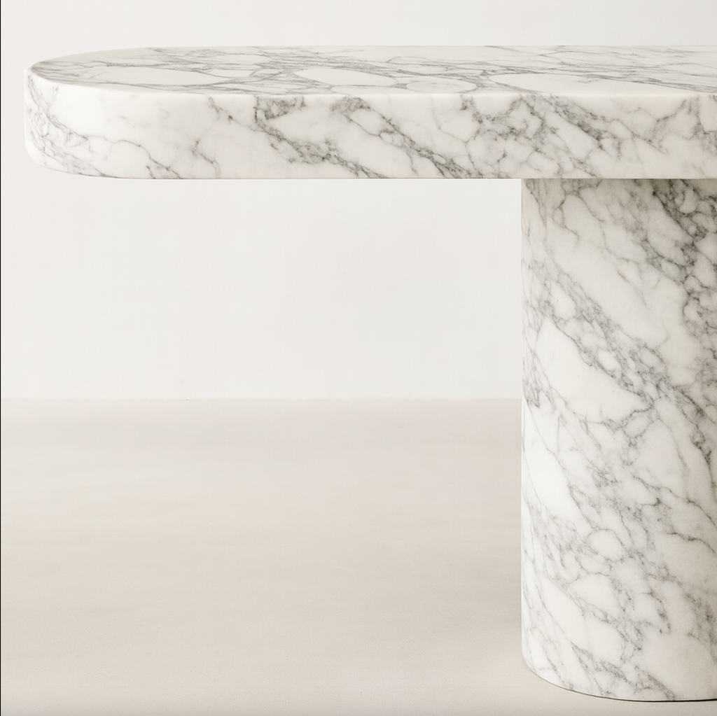 Thalion — Calacatta Viola Marble Console Table
