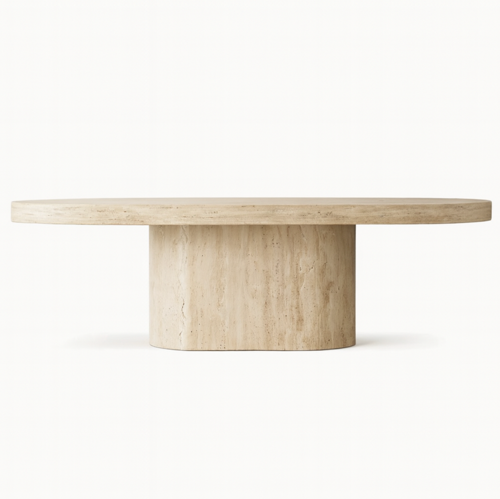 Altura — Travertine Dining Table