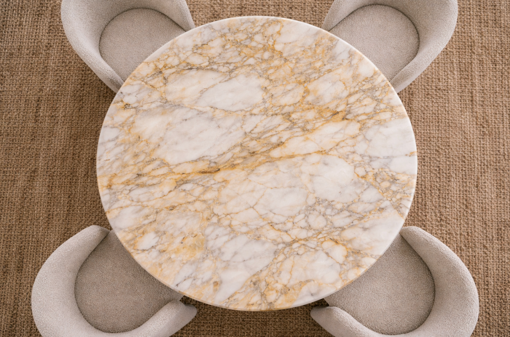 Aurelion – Calacatta Gold Dining Table