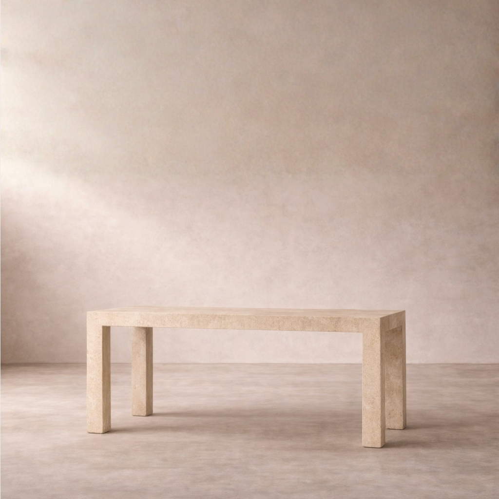 Dorea – Travertine Writing Desk