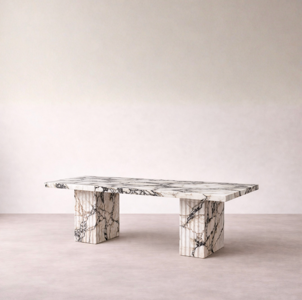 Eros - Calacatta Marble Dining Table