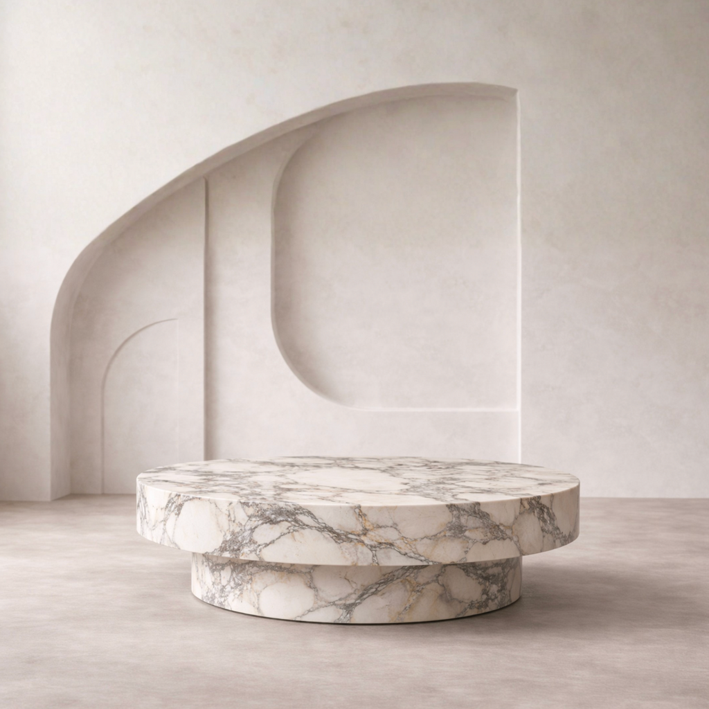Vania – Calacatta Paonazzo Marble Coffee Table
