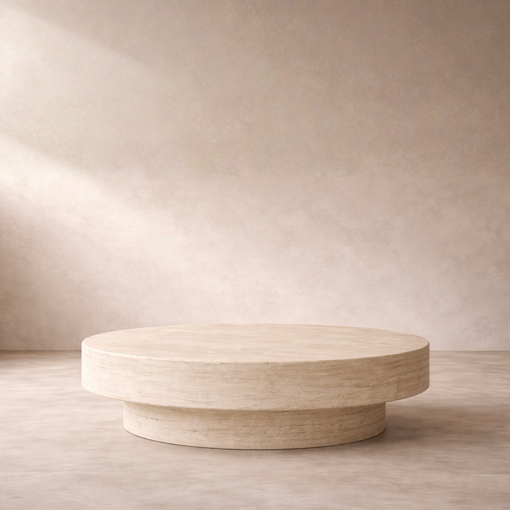 Vania - Travertine Coffee Table