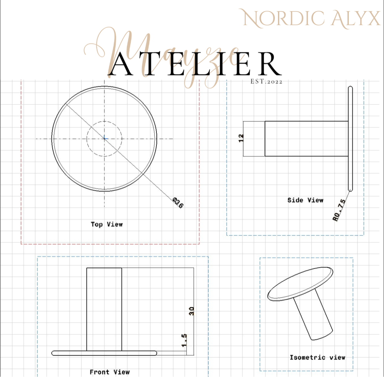 Nordic Alyx – Calacatta Gold & Travertine Combination Table