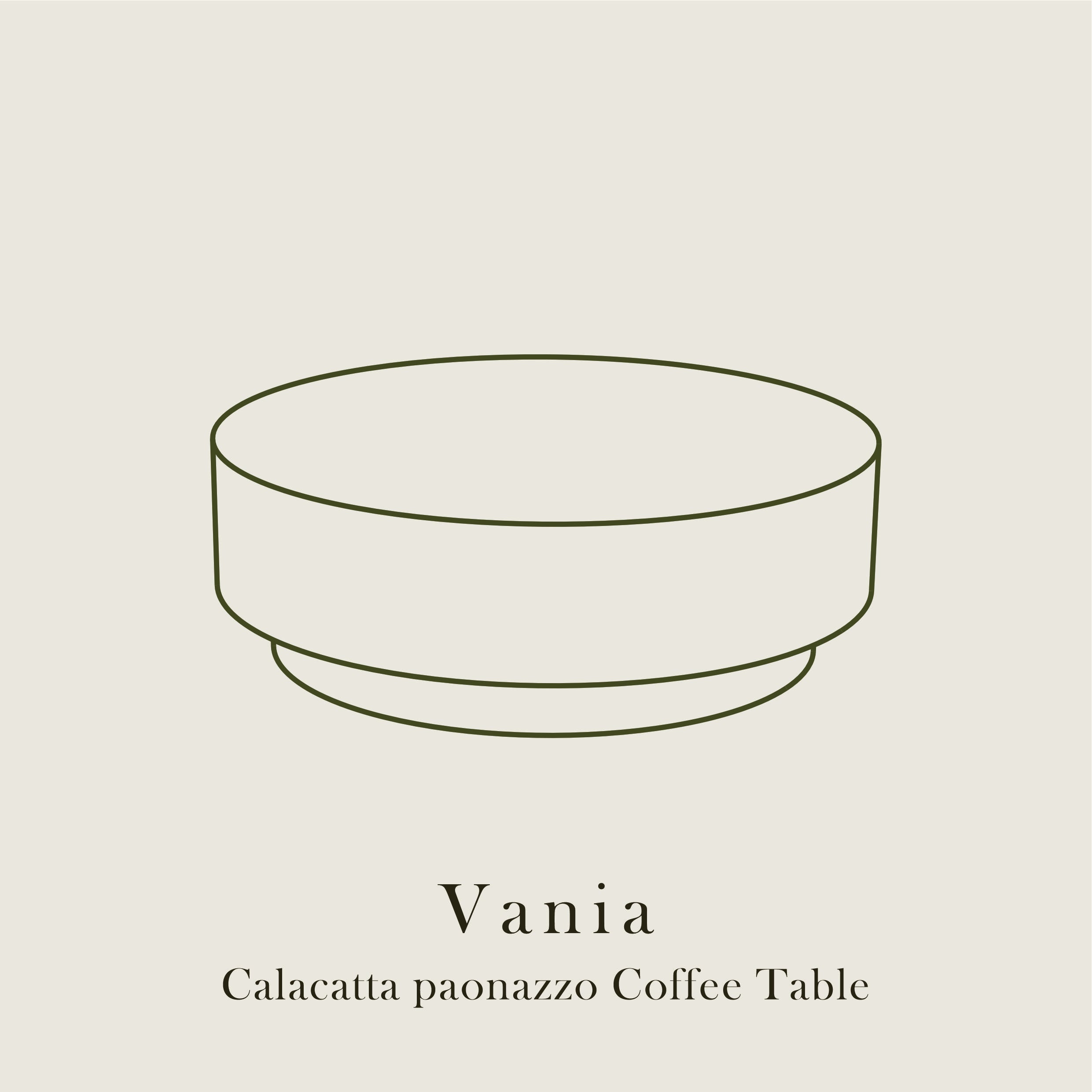 Vania – Calacatta Paonazzo Marble Coffee Table